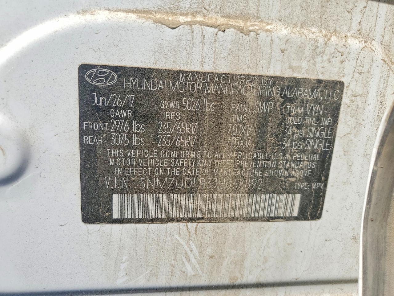 Hyundai SANTA FE 2.4l