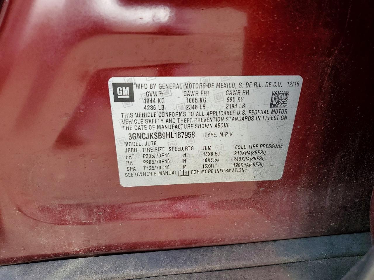 Chevrolet Trax Ls