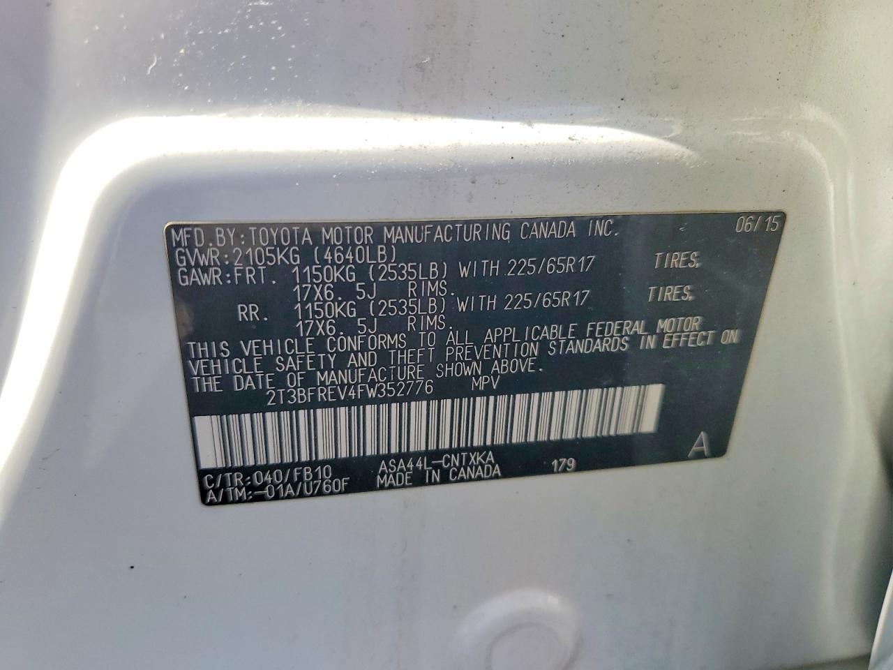 Toyota RAV4 Le