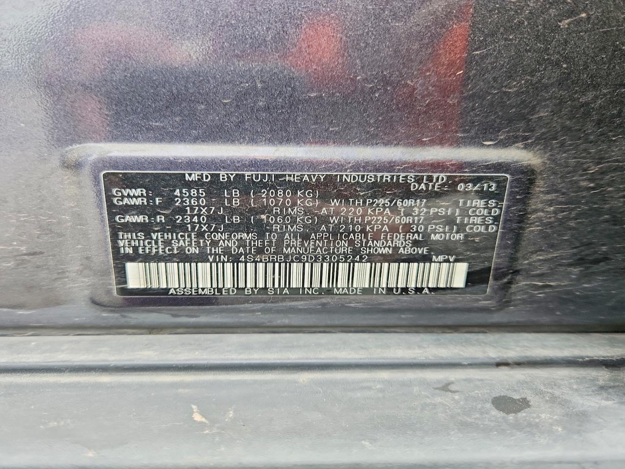Subaru Outback 2.5i Limited