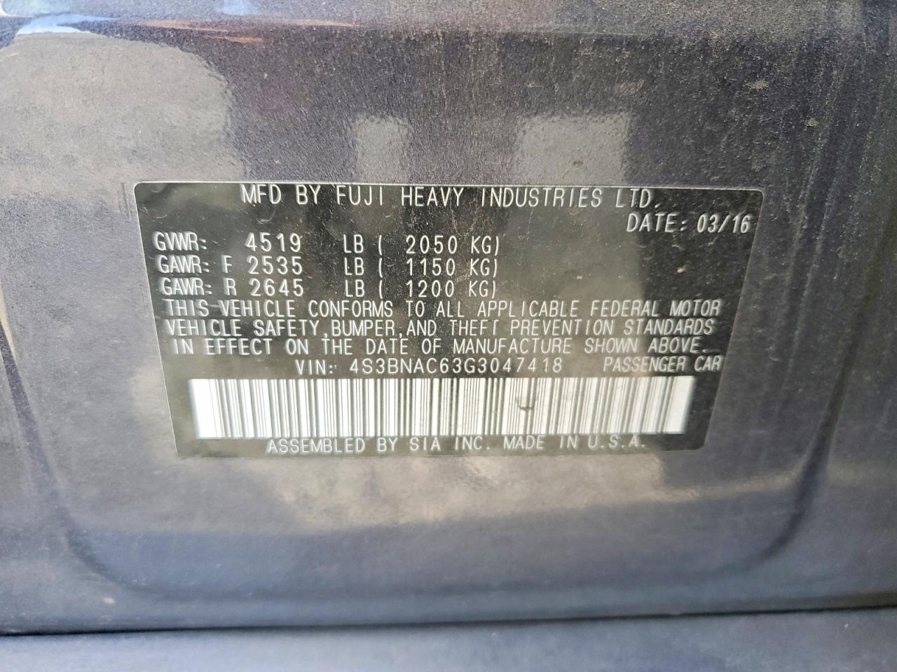 Subaru Legacy 2.5i Premium