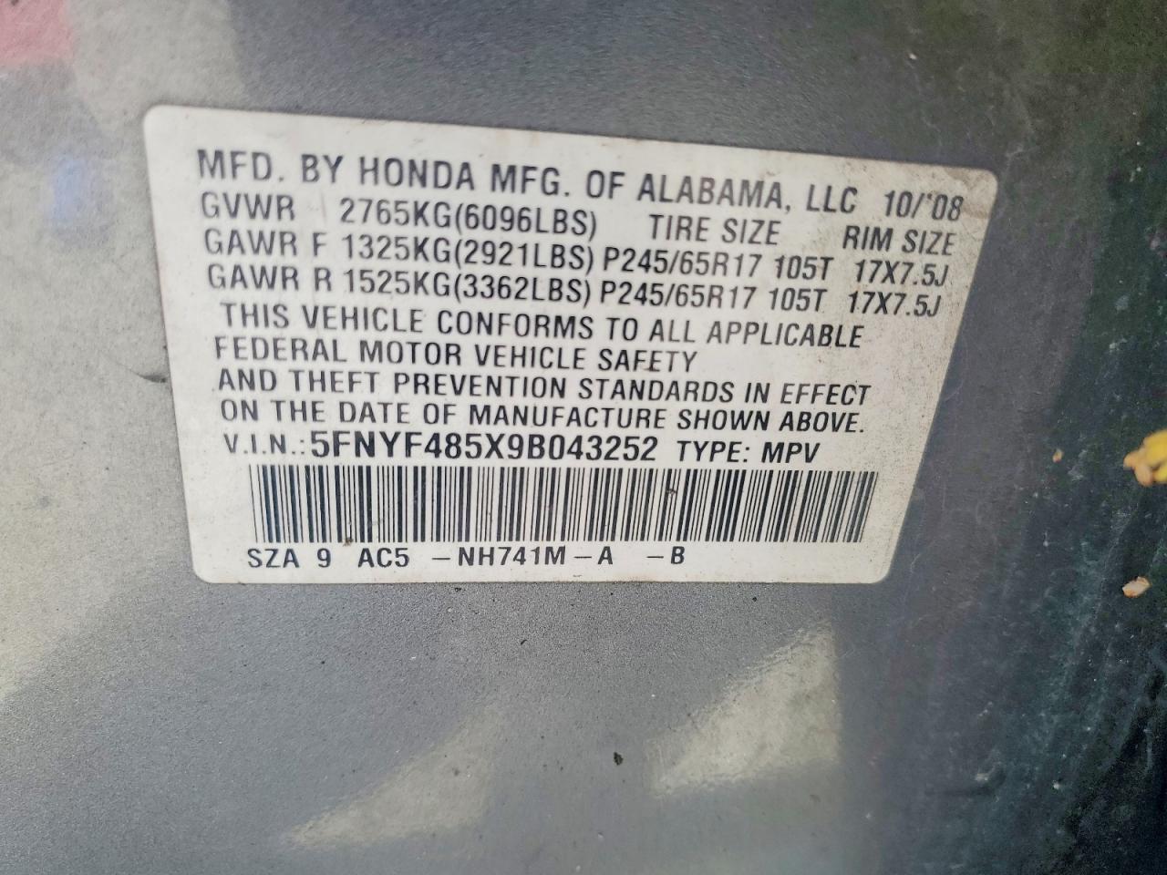 Honda Pilot Exl