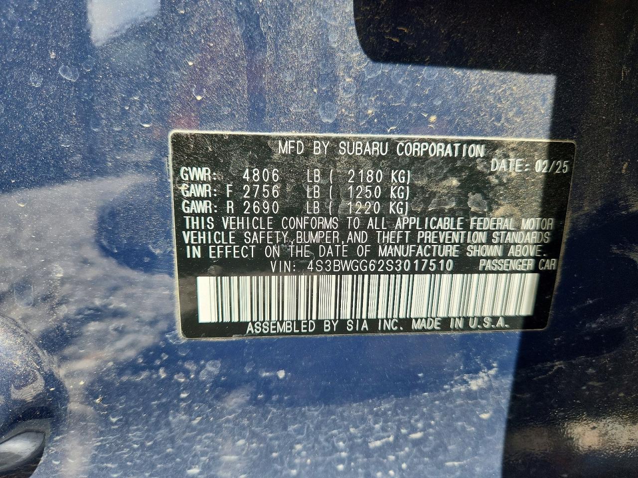 Subaru Legacy Sport
