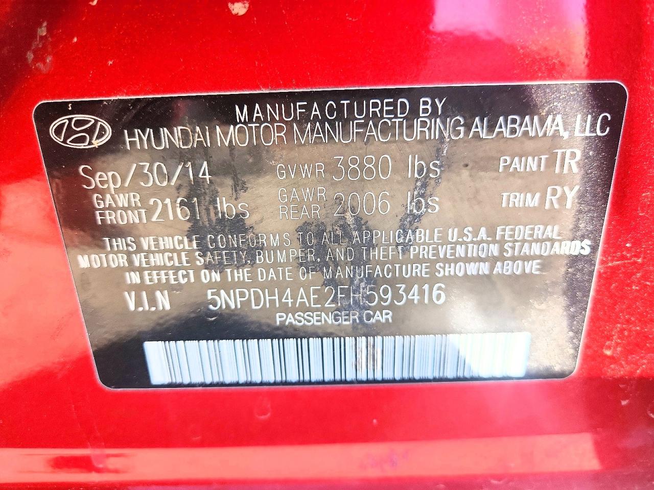 Hyundai ELANTRA Se