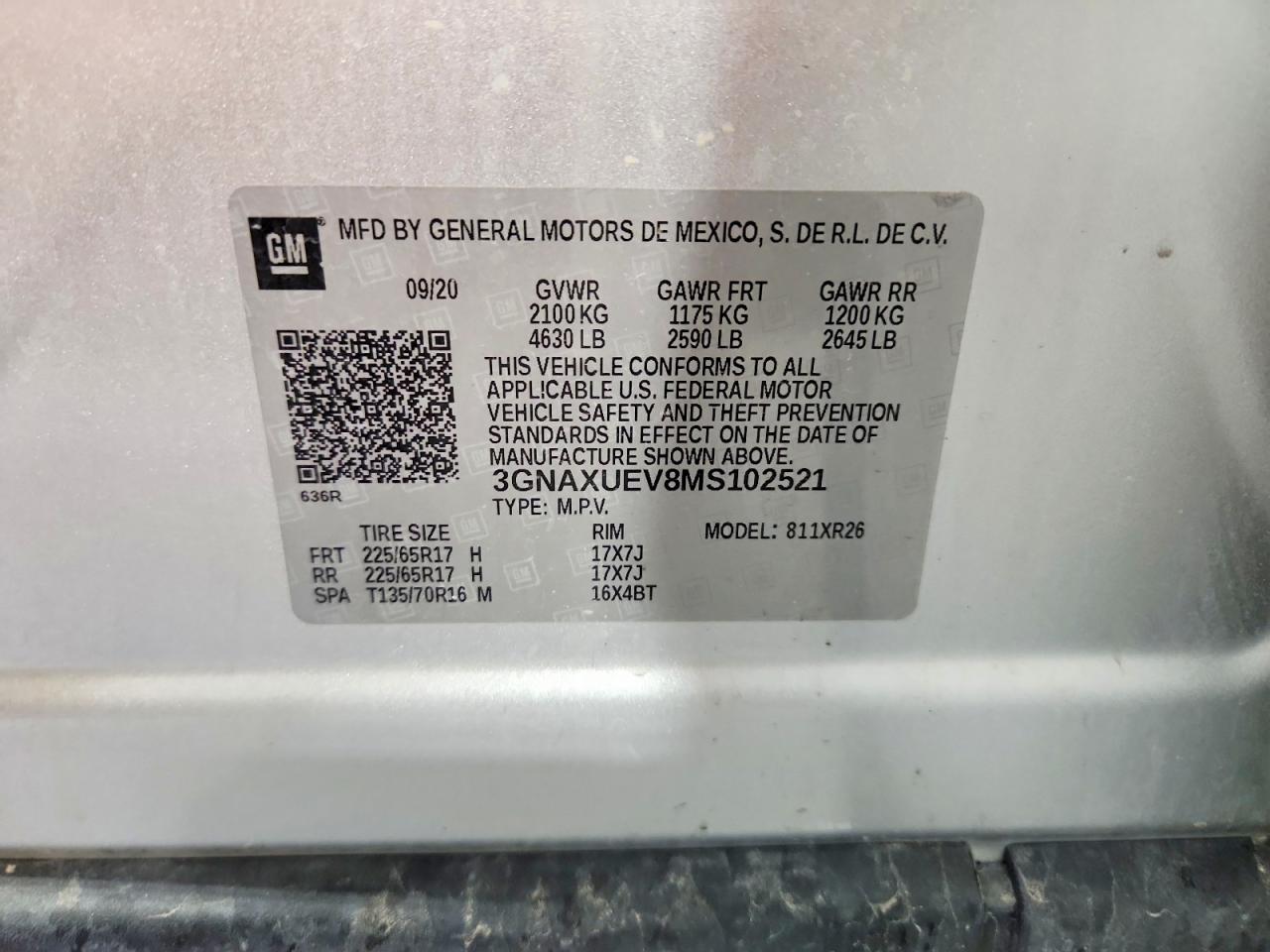 Chevrolet Equinox Lt