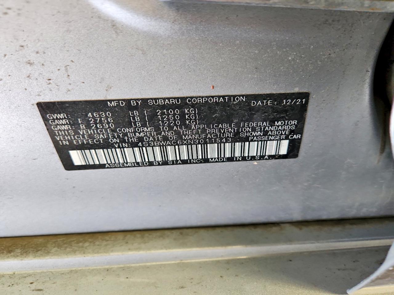 Subaru Legacy Premium