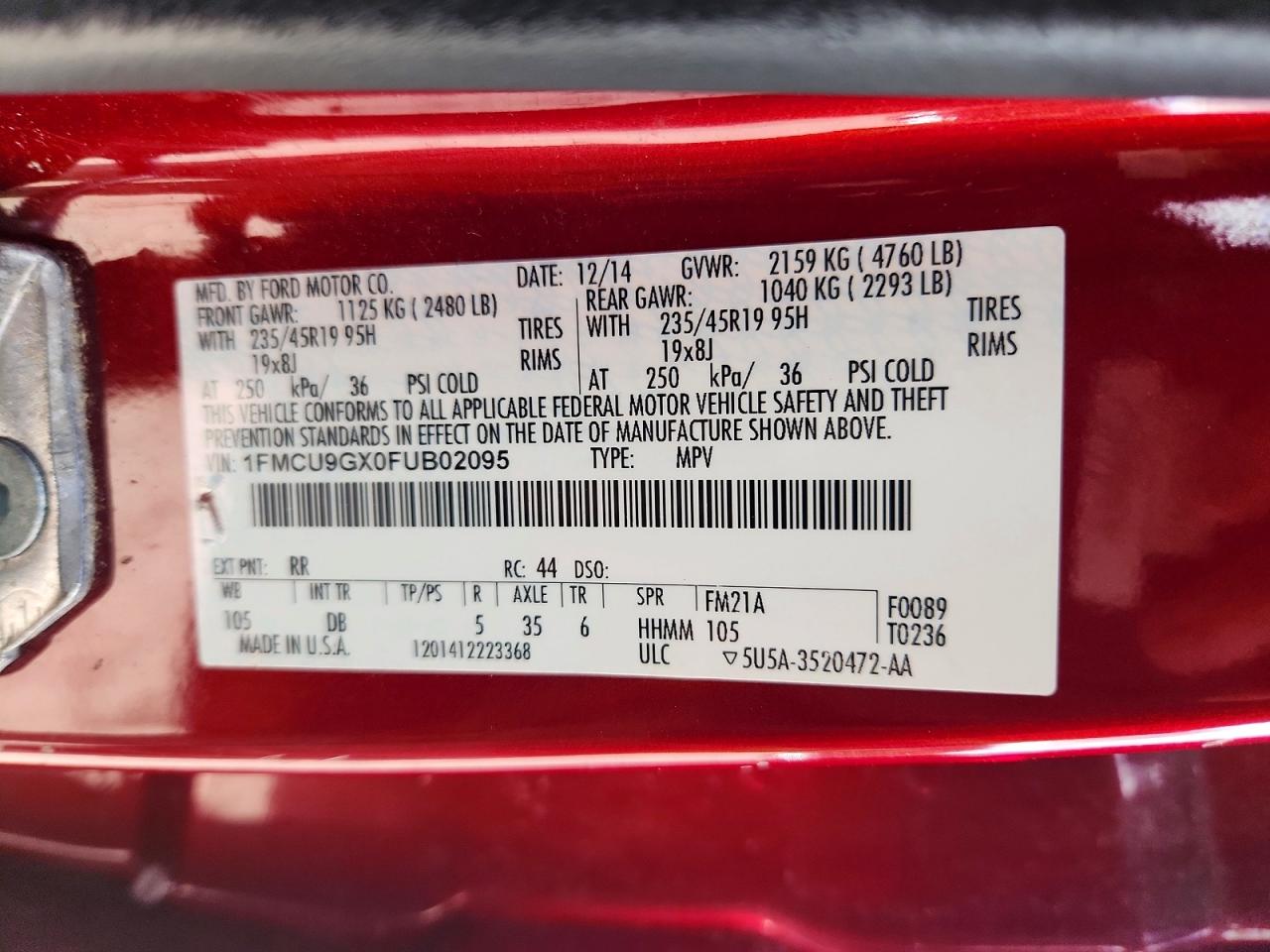 Ford Escape Se