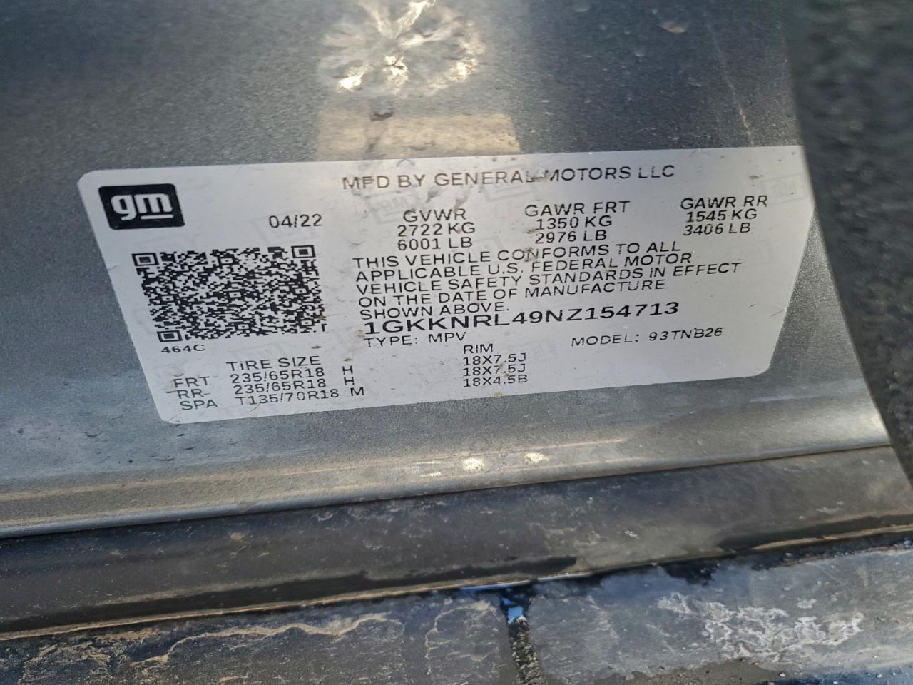 GMC Acadia Sle