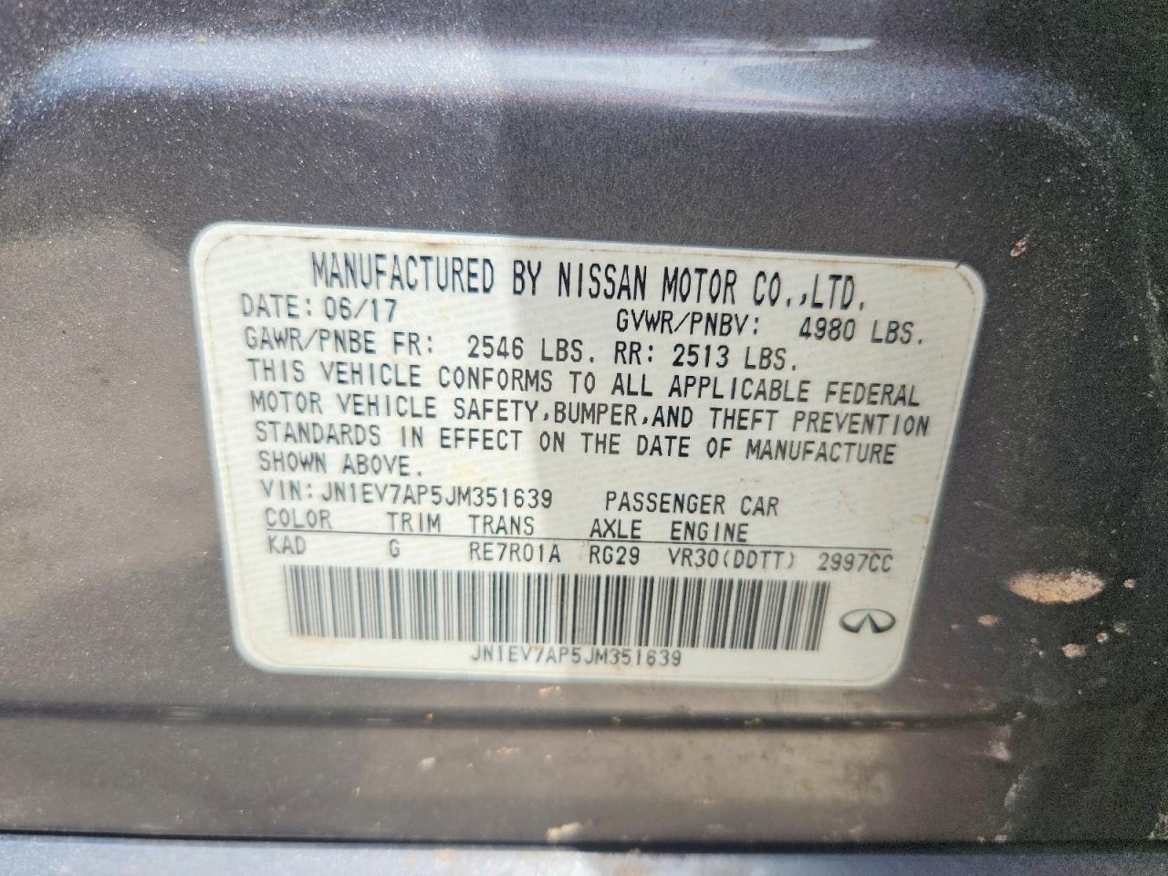 INFINITI Q50 3.0t Luxe