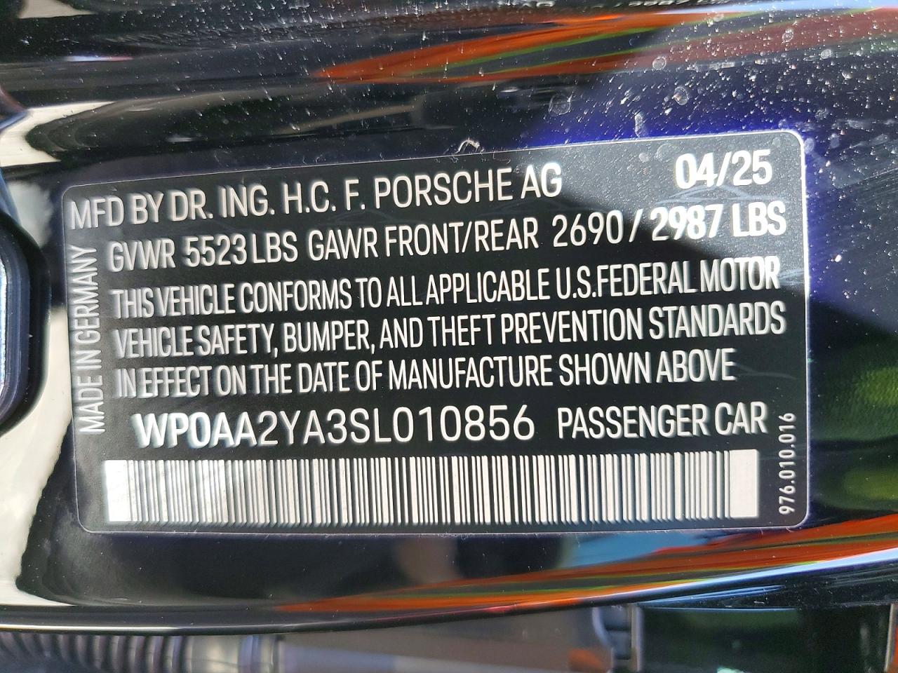 Porsche Panamera Base