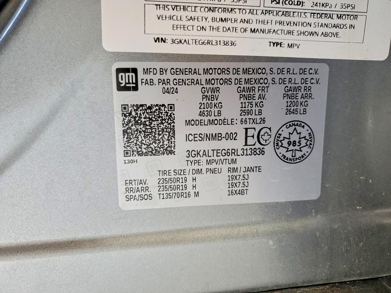GMC Terrain Sle