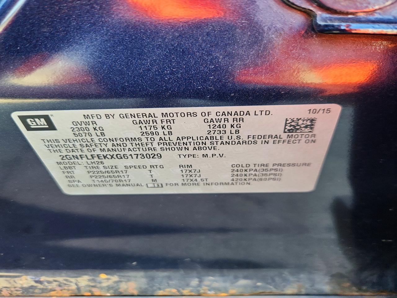 Chevrolet Equinox Lt