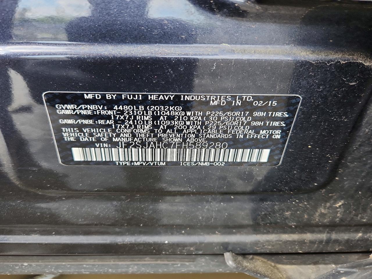 Subaru Forester 2.5i Limited