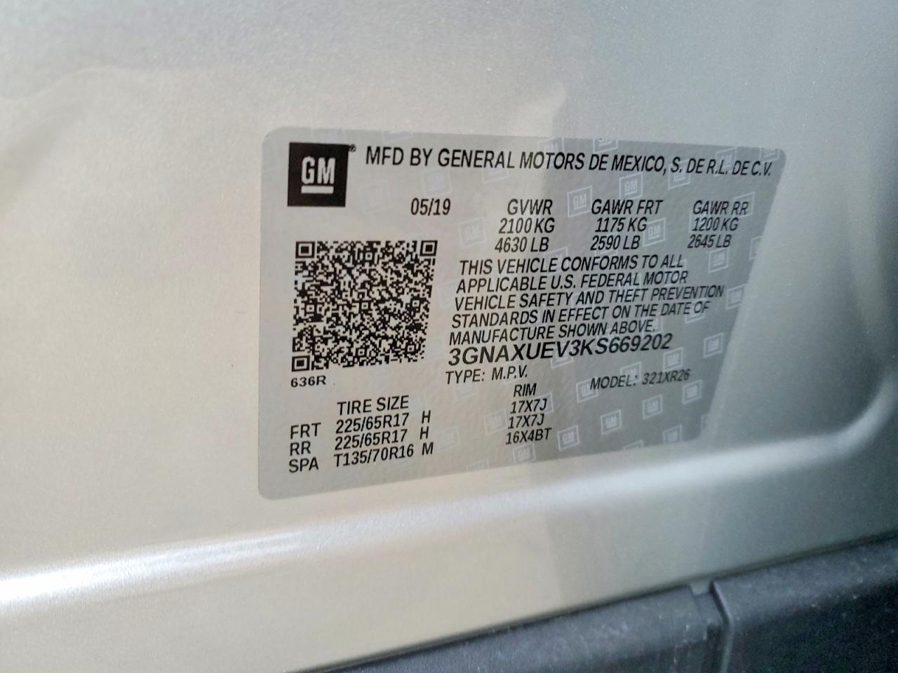 Chevrolet Equinox Lt
