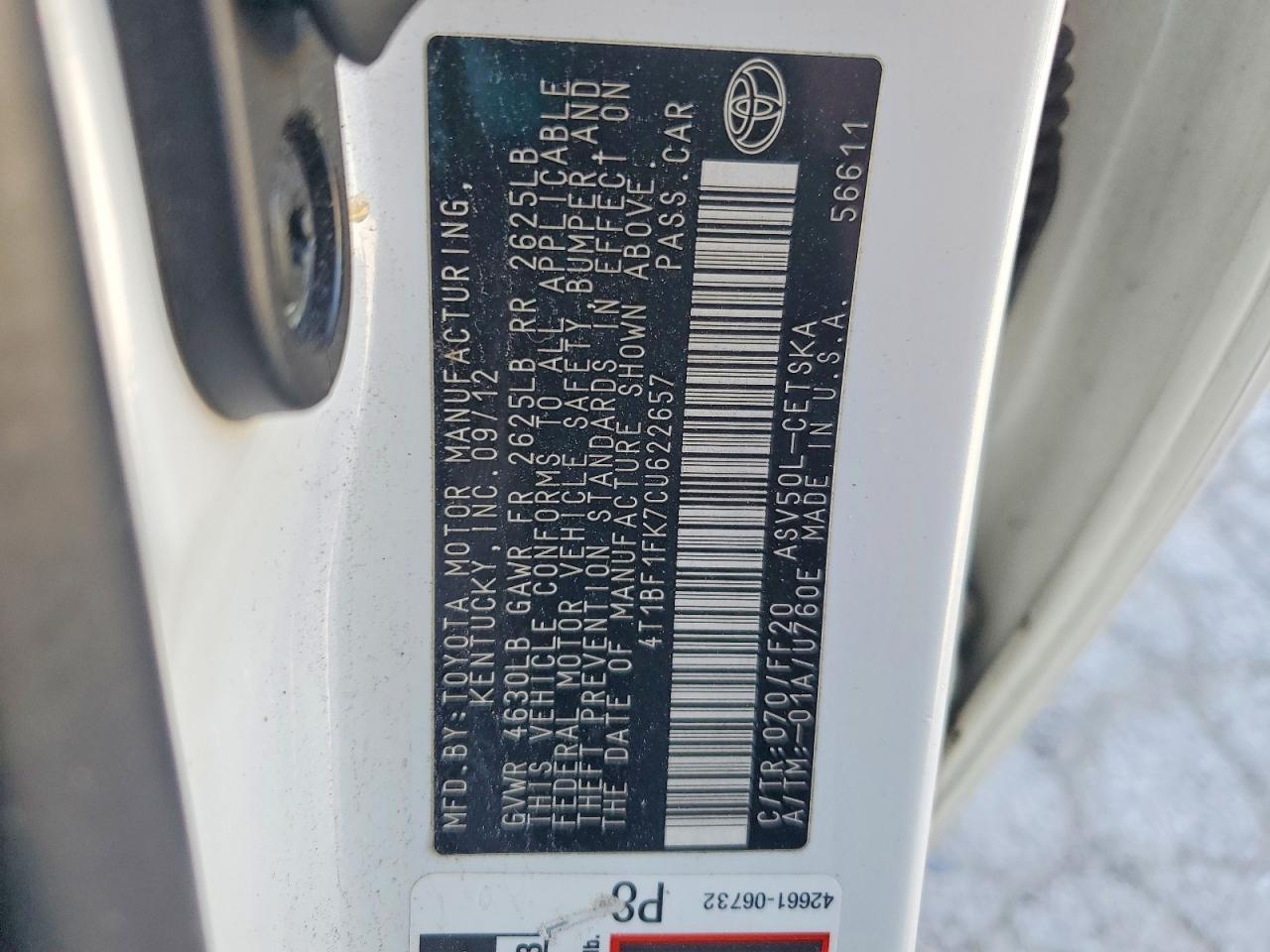 Toyota Camry Se Sport Limited Edition