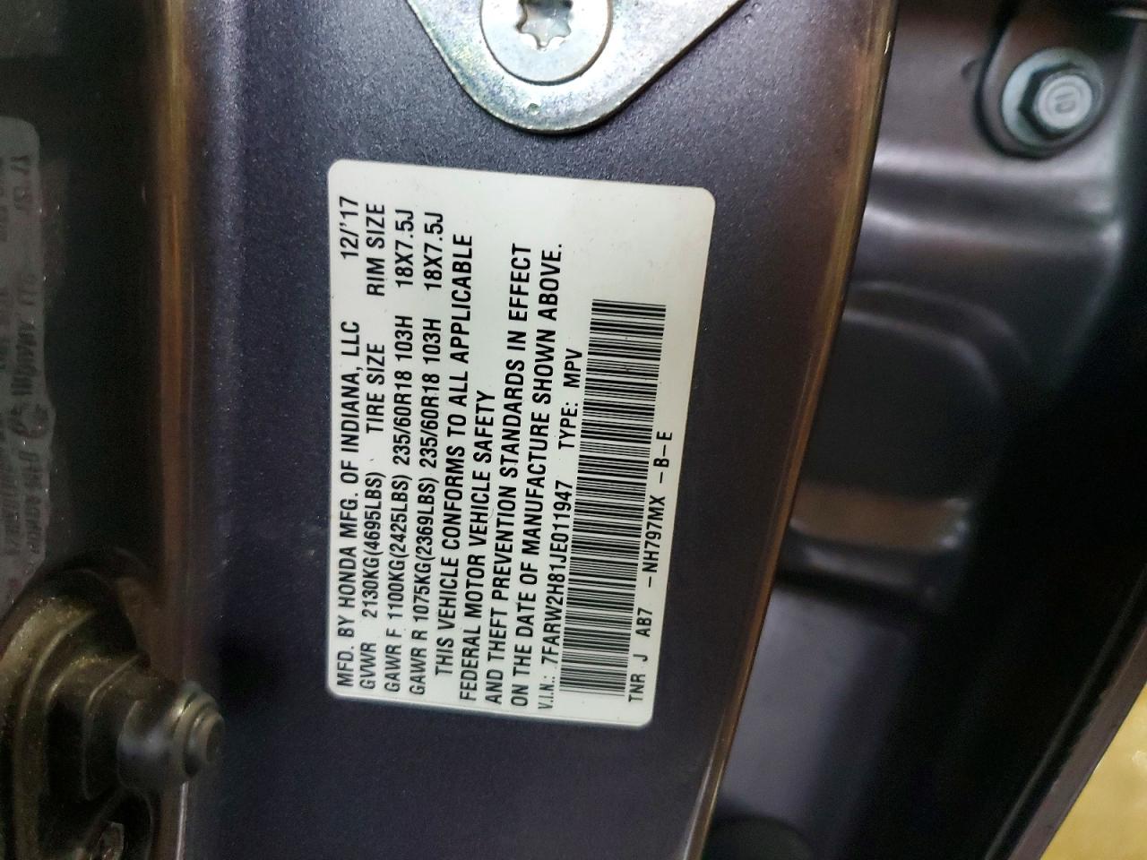 Honda Crv Exl