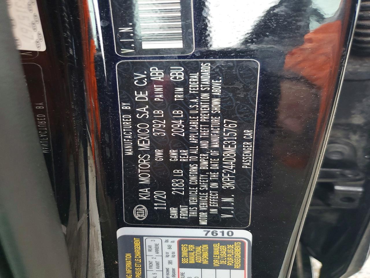 Kia Forte Lxs