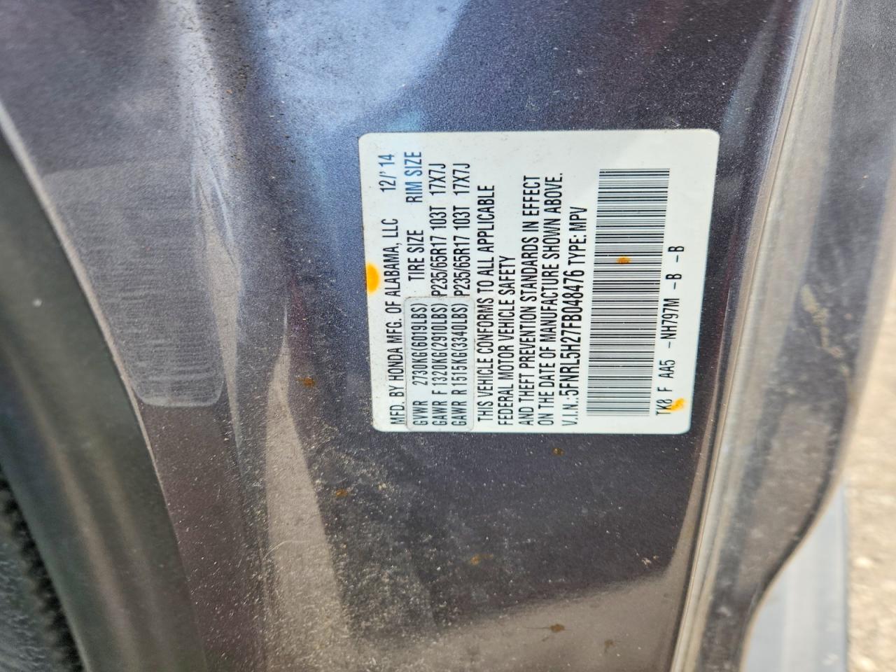 Honda Odyssey Lx