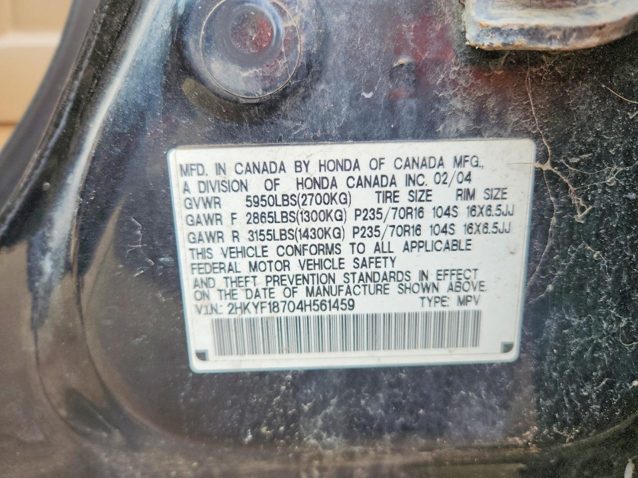 Honda Pilot Exl