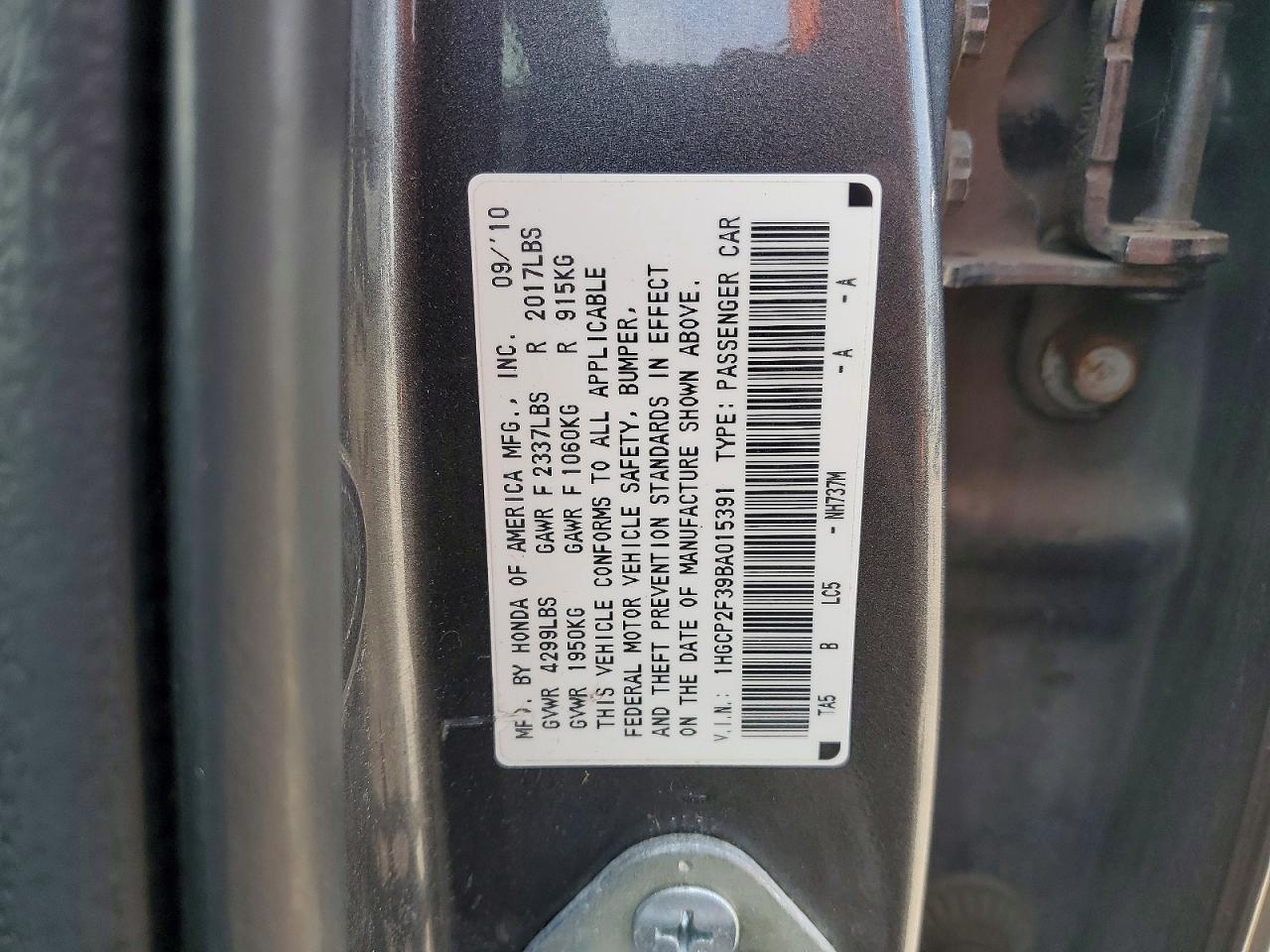 Honda Accord Lx