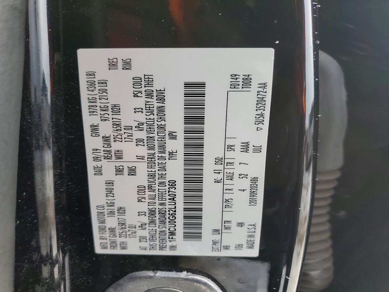 Ford Escape Se