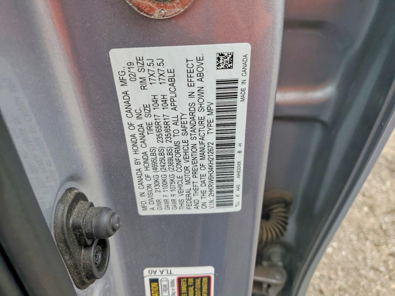 Honda Crv Lx