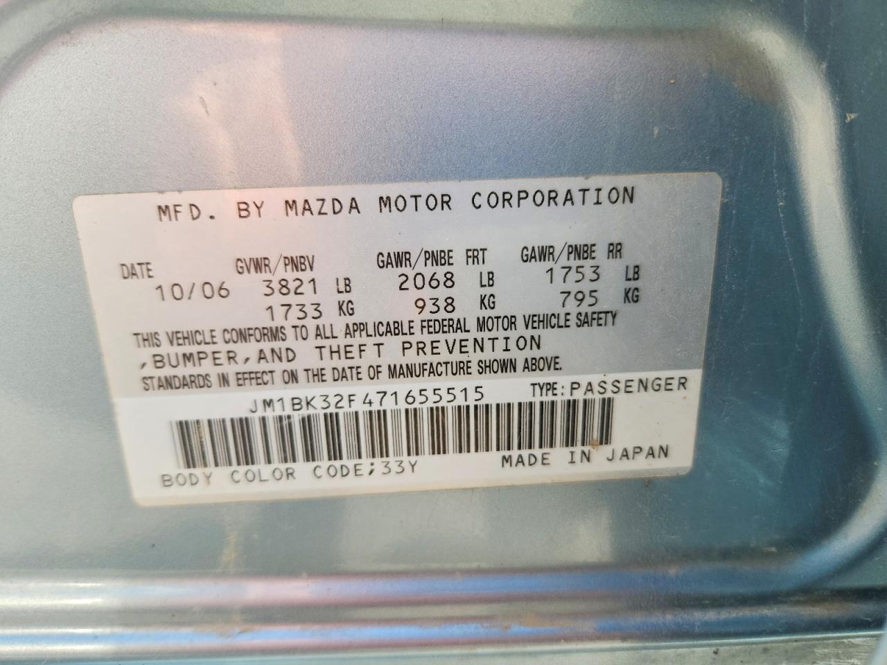 Mazda 3 I