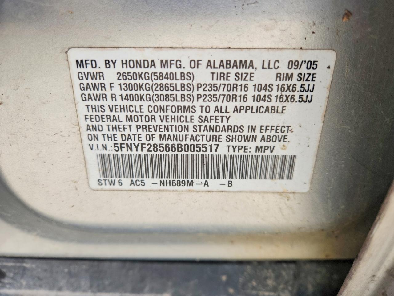 Honda Pilot Ex