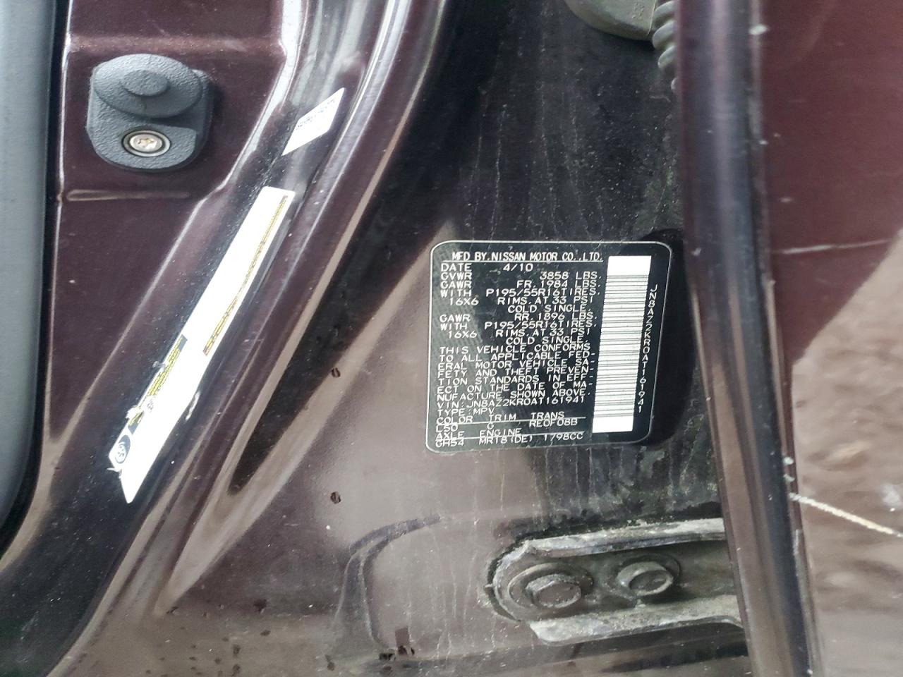 Nissan Cube 1.8 1.8