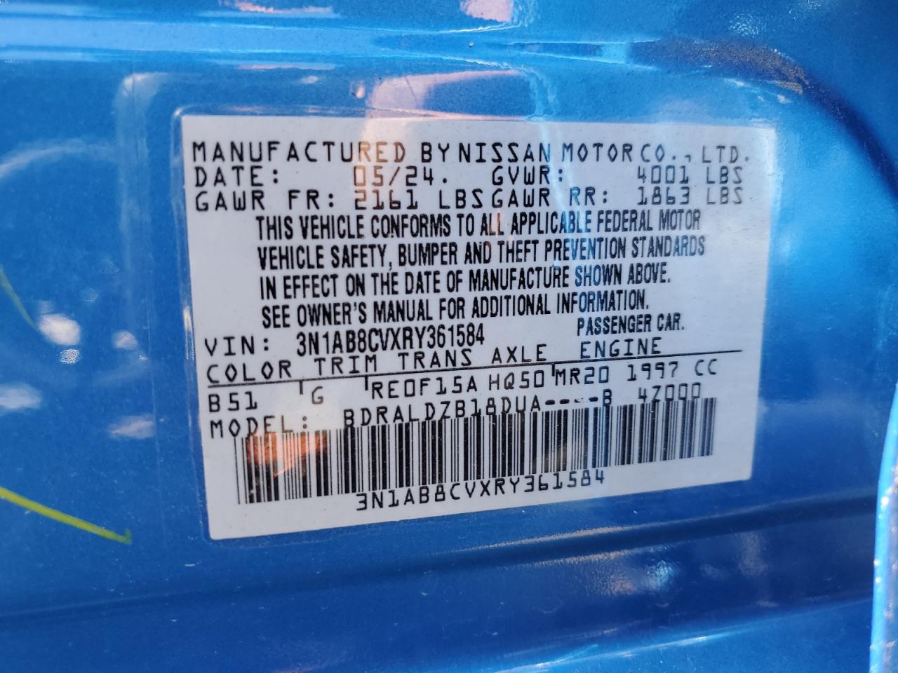 Nissan Sentra Sv