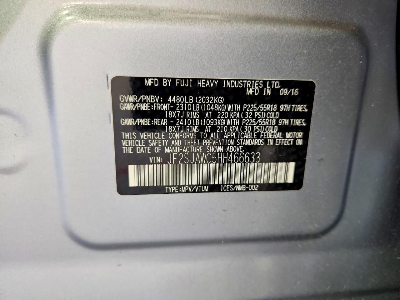 Subaru Forester 2.5i Touring