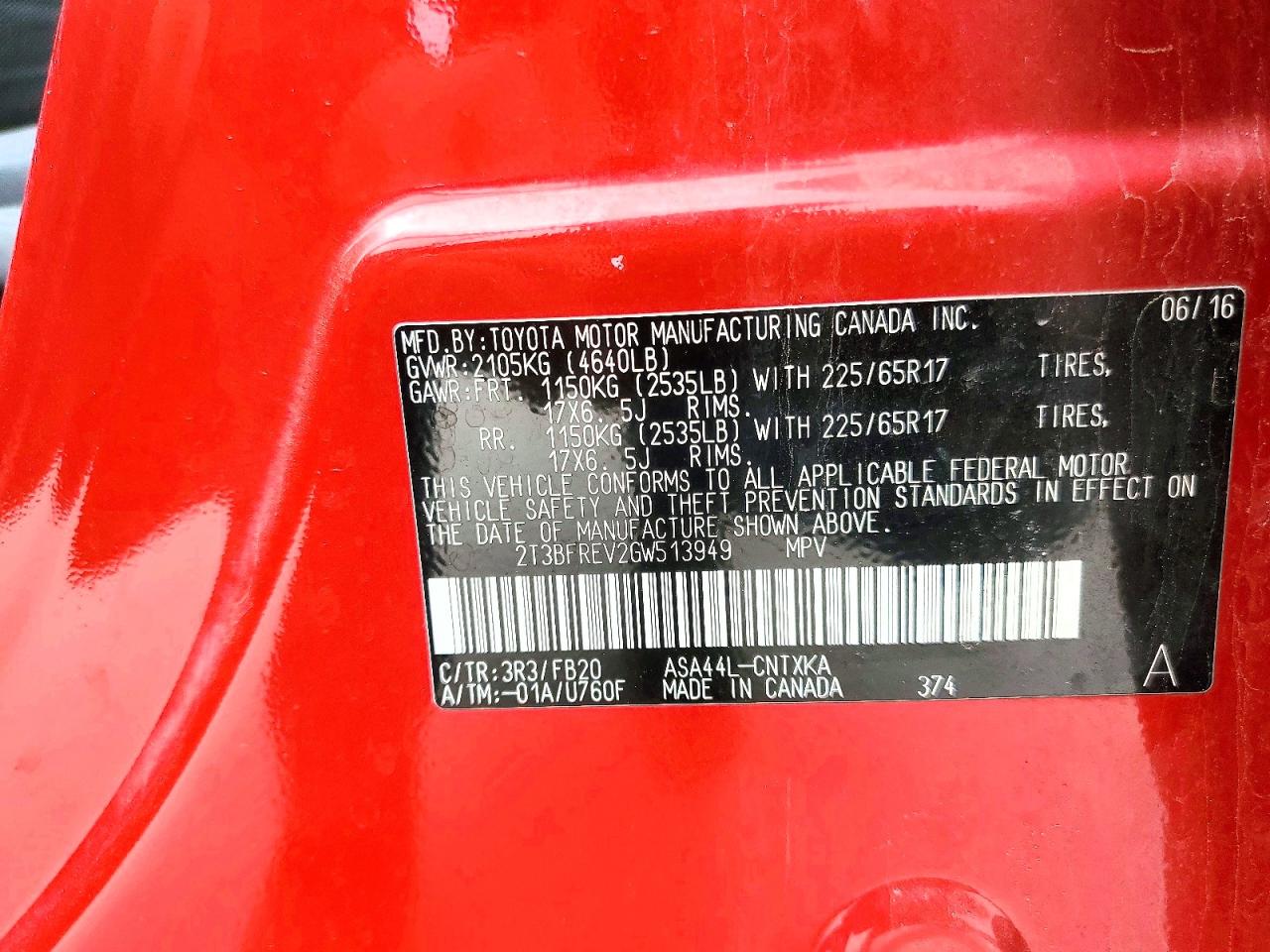 Toyota RAV4 Le
