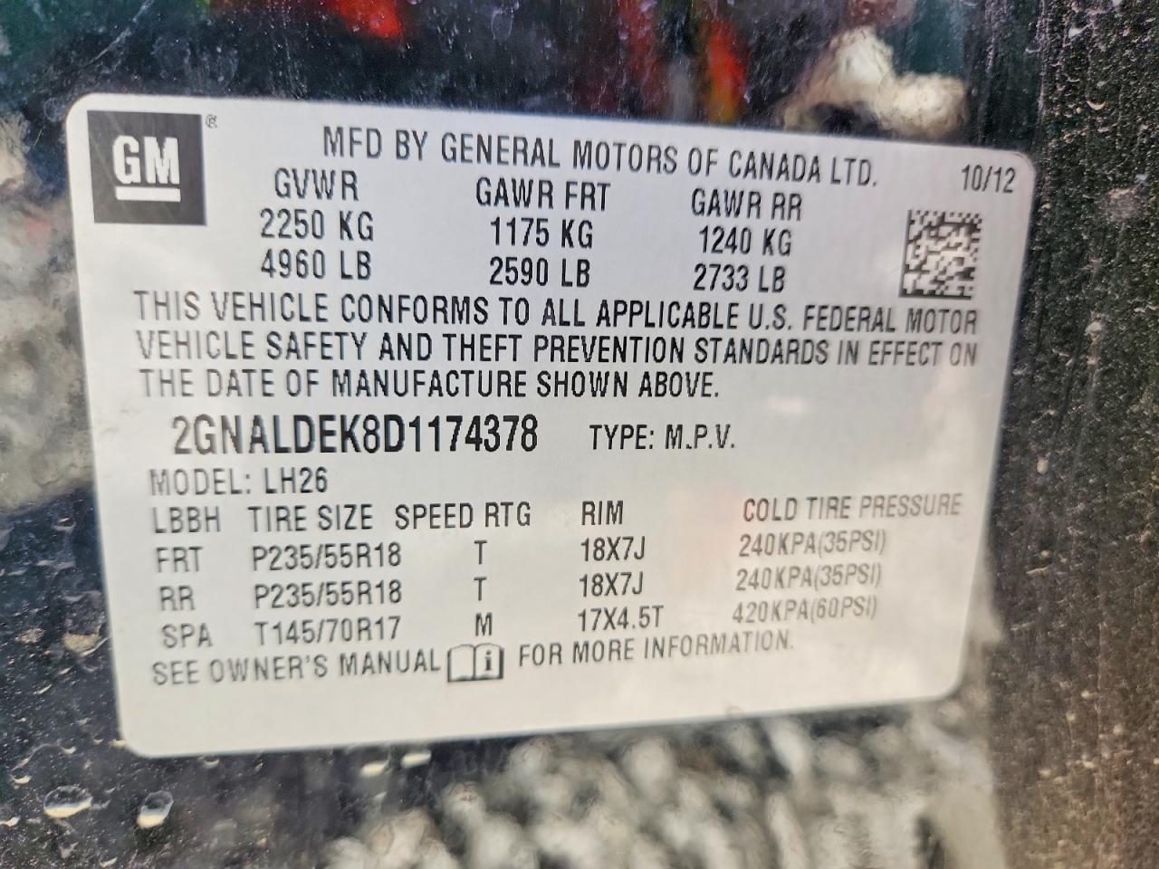 Chevrolet Equinox Lt