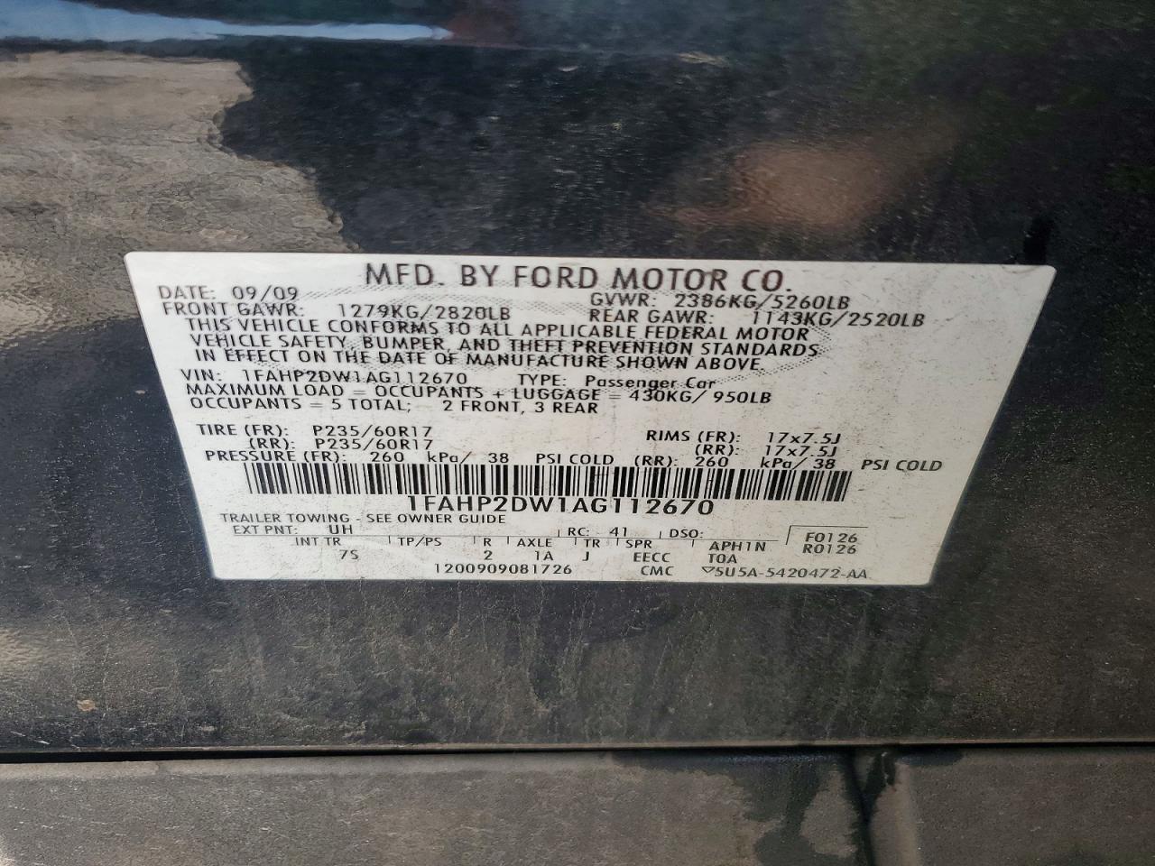 Ford Taurus Se