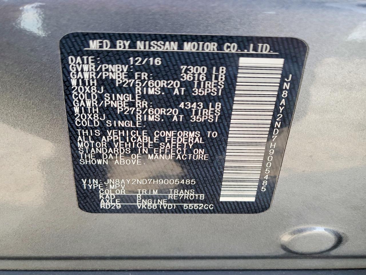 Nissan Armada Platinum