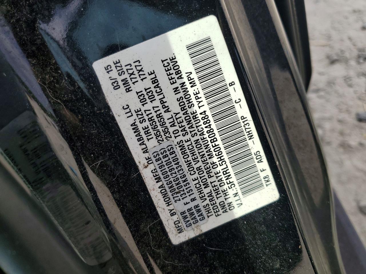 Honda Odyssey Exl