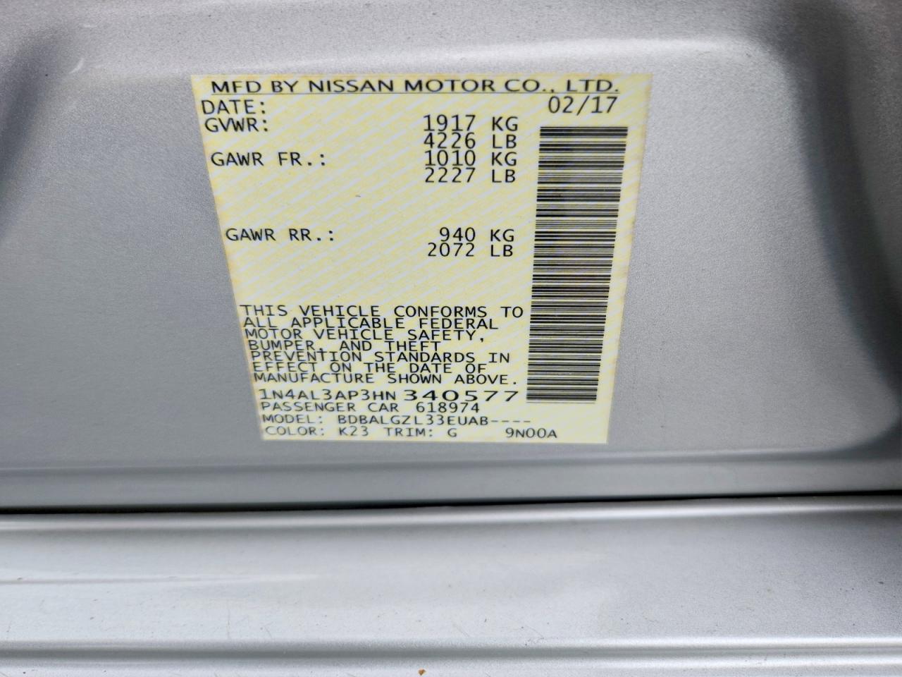Nissan Altima 2.5 S