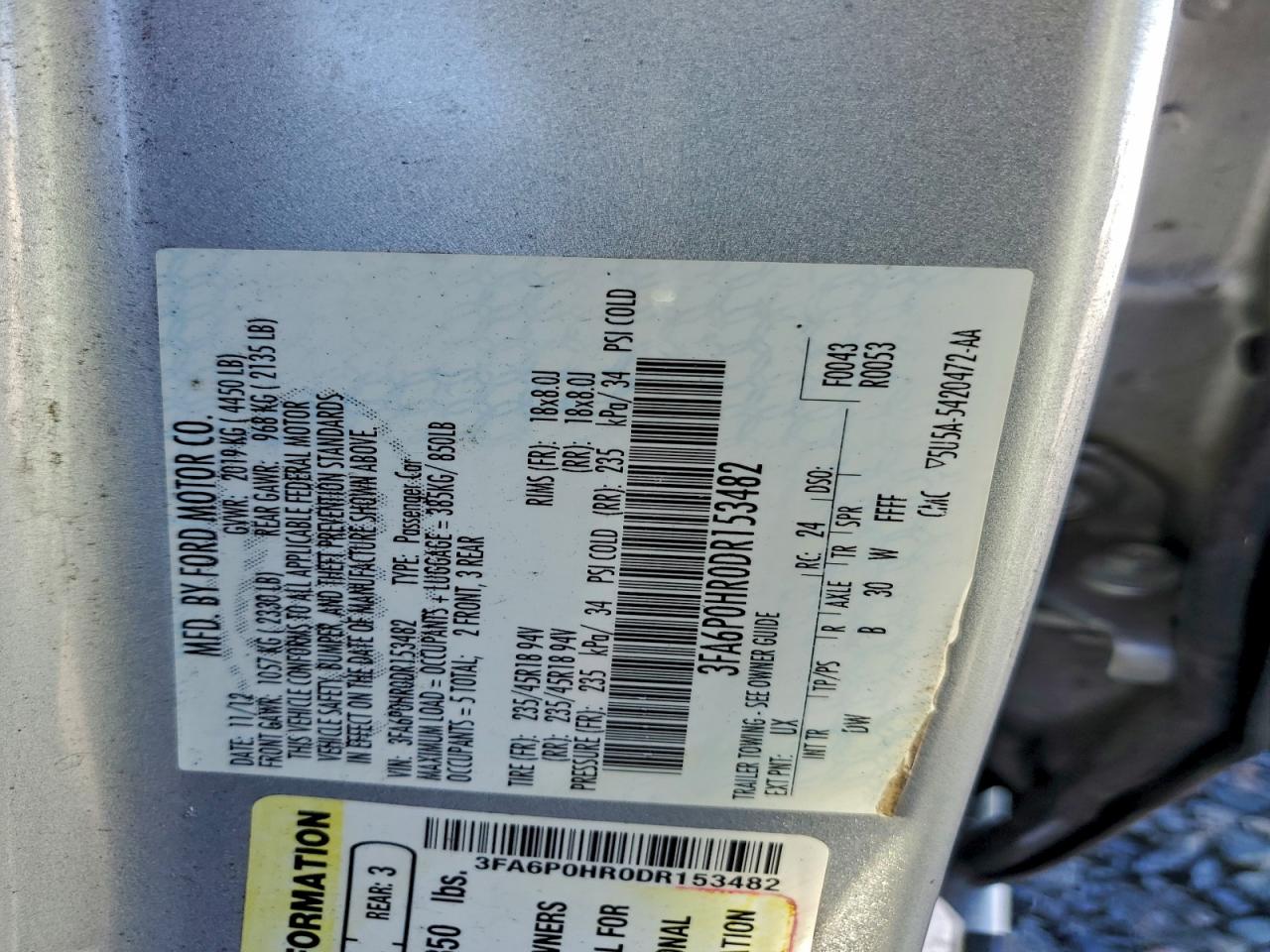 Ford Fusion Se