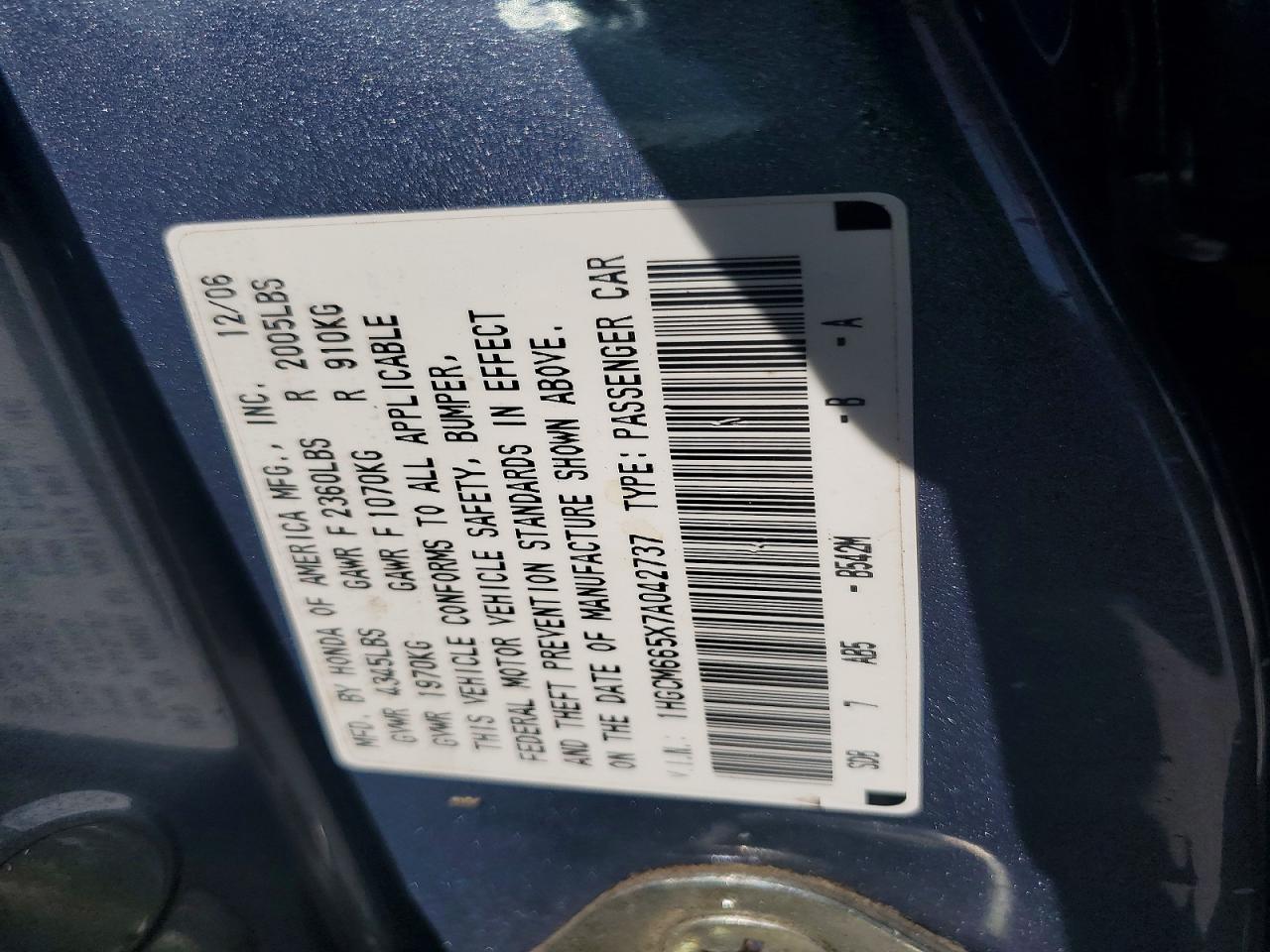 Honda Accord Ex