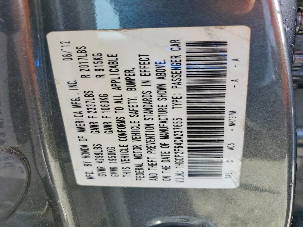 Honda Accord Se