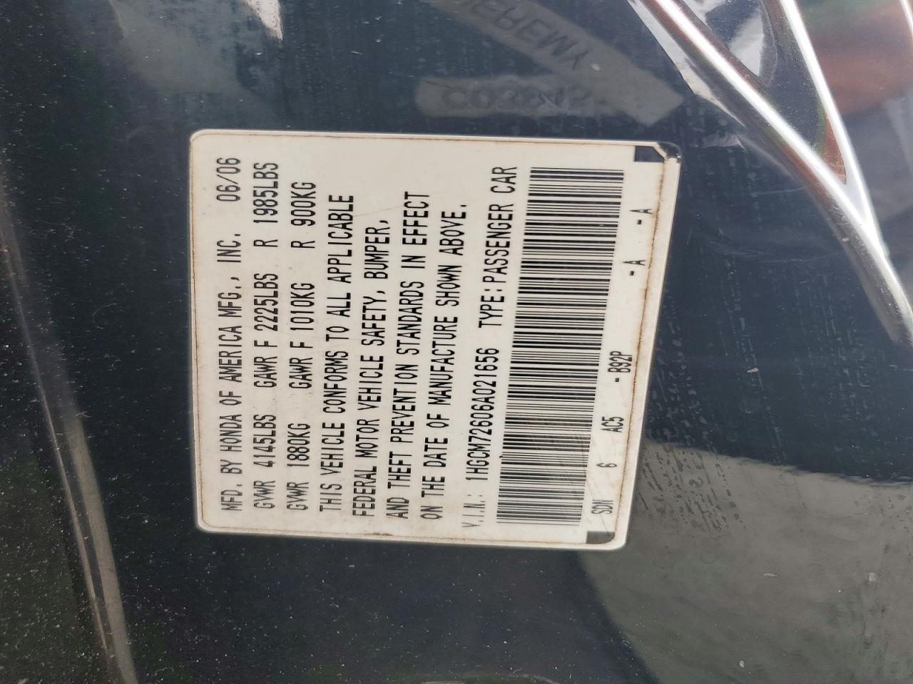 Honda Accord Ex