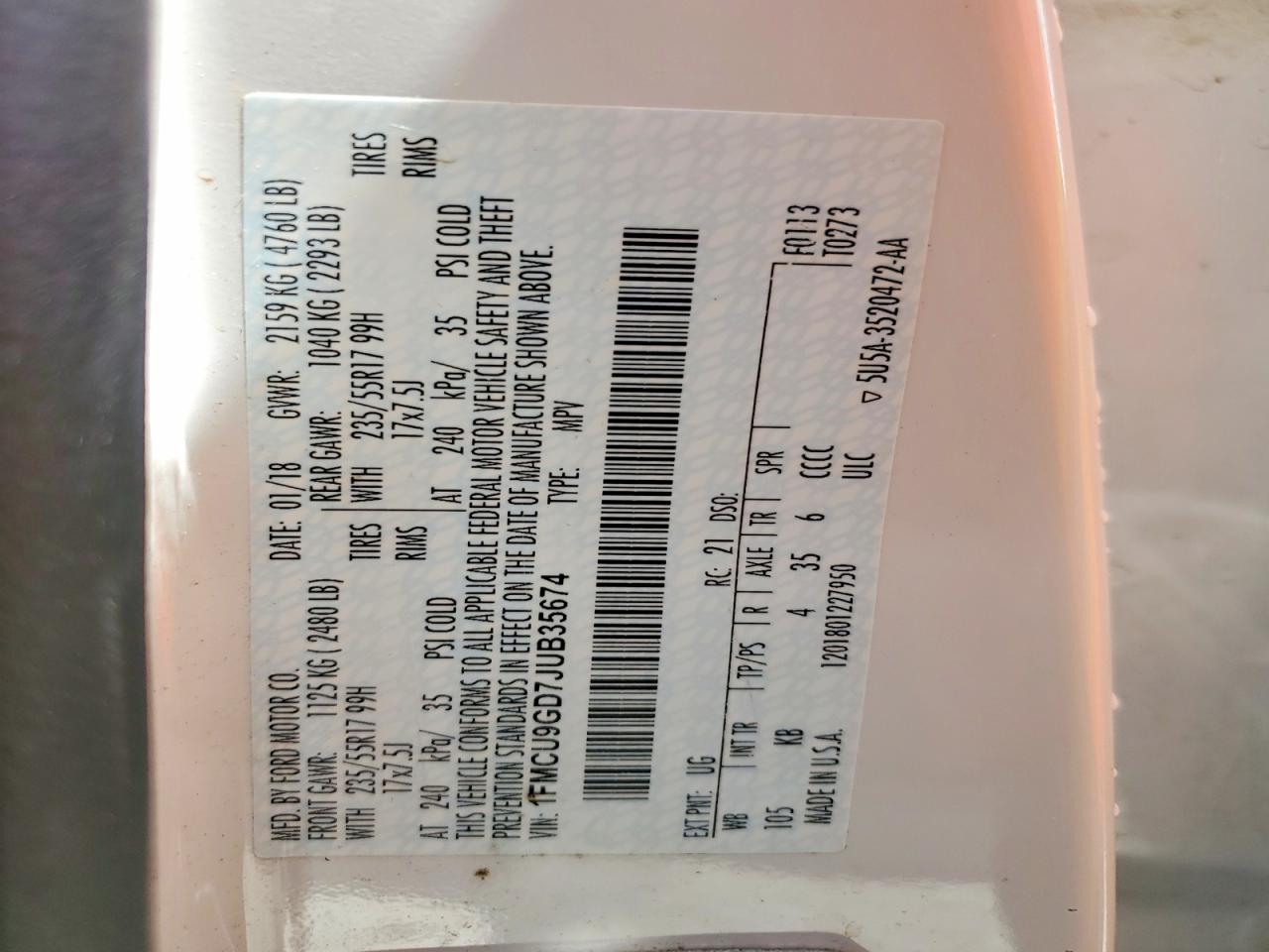 Ford Escape Se