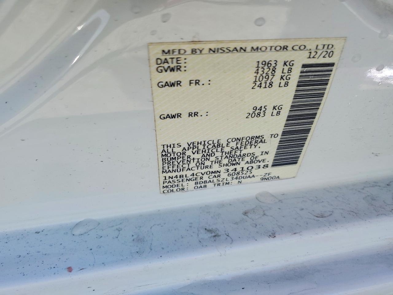 Nissan Altima Sr