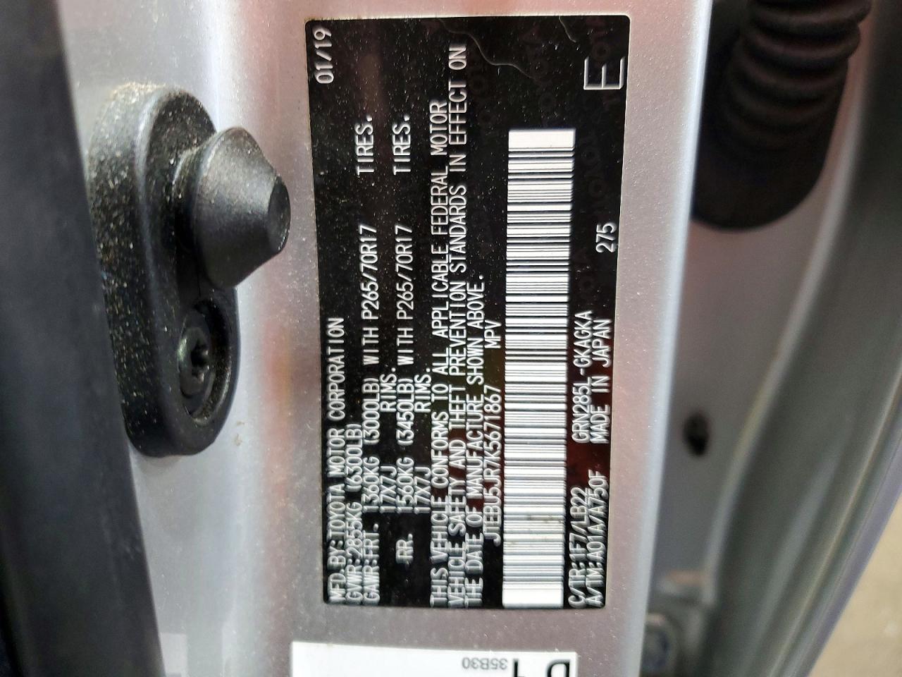 Toyota 4Runner Sr5 Premium