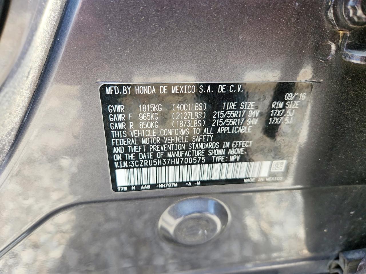 Honda HR-V Lx