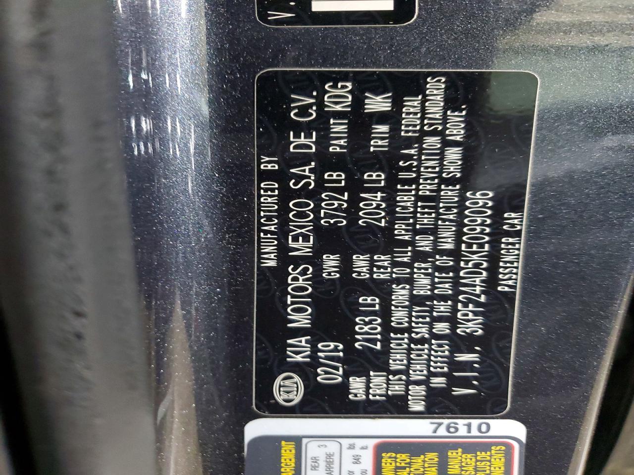 Kia Forte Lxs