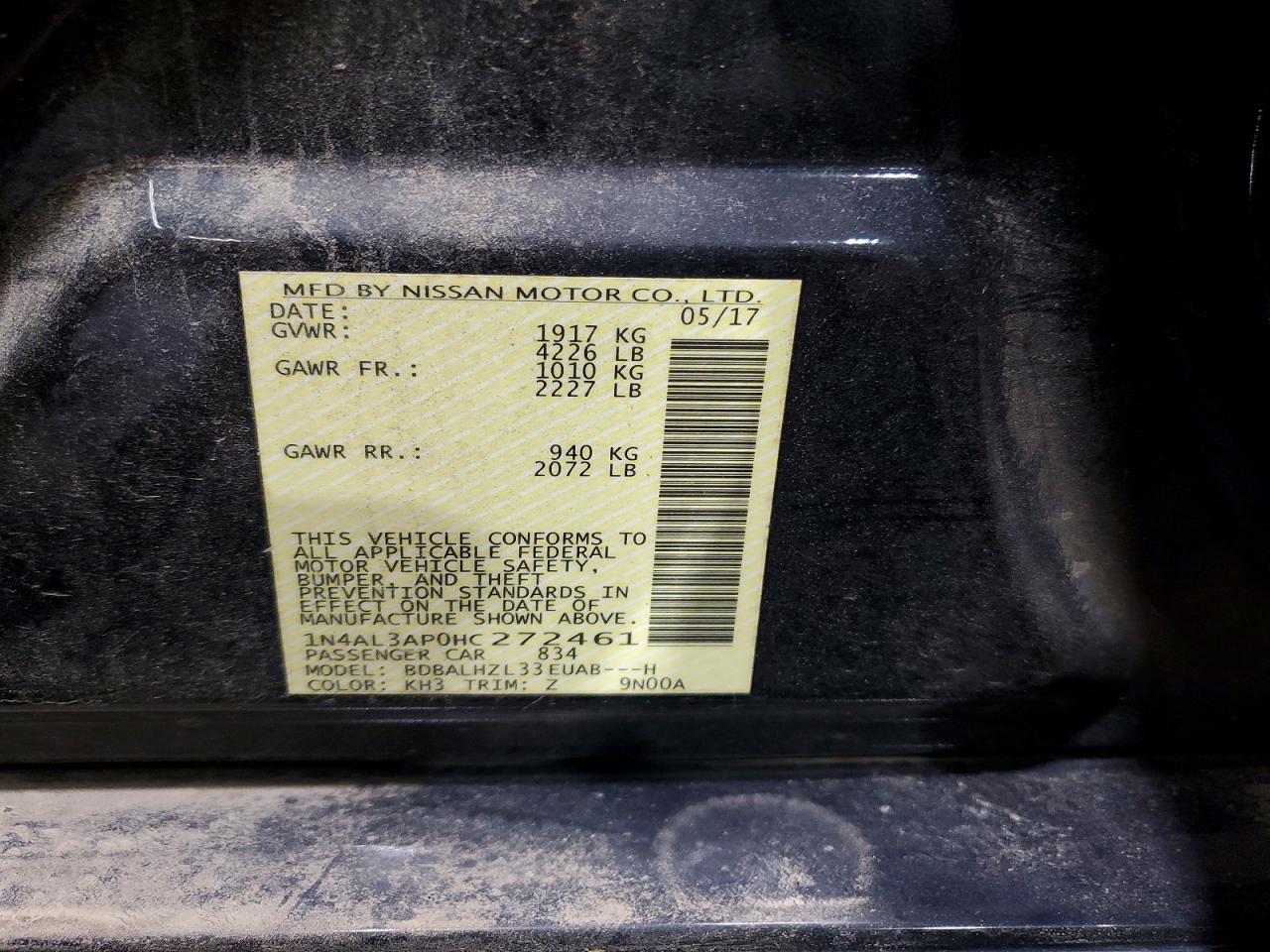 Nissan Altima 2.5 Sr