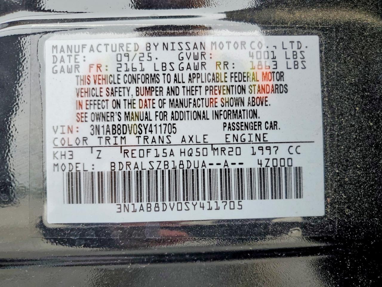 Nissan Sentra Sr