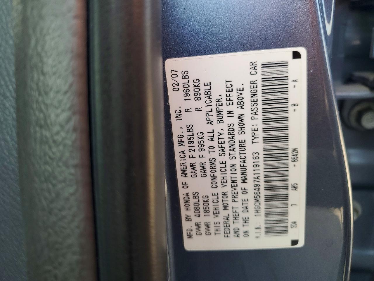 Honda Accord Lx