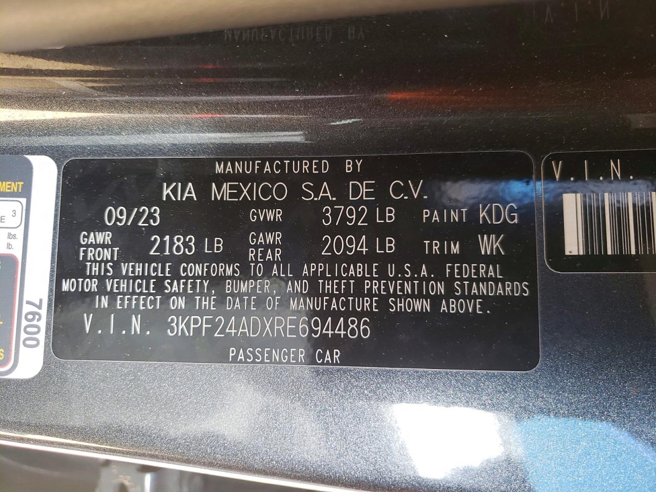 Kia Forte Lx